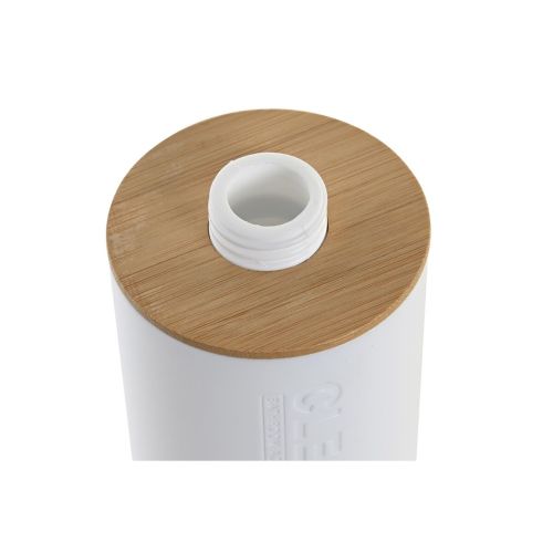 Dispensador de Jabón DKD Home Decor 7 x 9 x 15,5 cm Natural Blanco Polipropileno