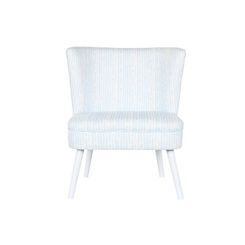 Sillón DKD Home Decor 73 x 67 x 85 cm Azul Madera Blanco