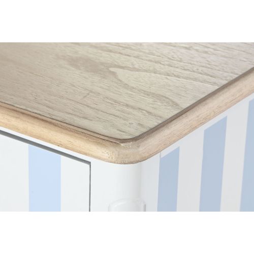 Aparador DKD Home Decor Blanco Azul cielo (140 x 45 x 90 cm)