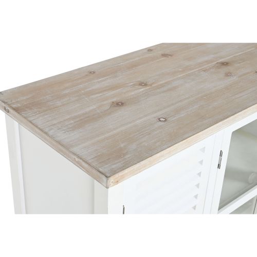 Aparador DKD Home Decor Blanco Abeto Madera MDF 130 x 40 x 80 cm