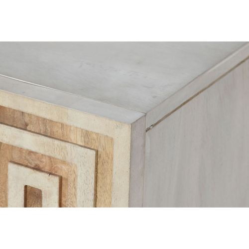 Aparador DKD Home Decor 160 x 38 x 75 cm Dorado Madera Blanco Marrón claro