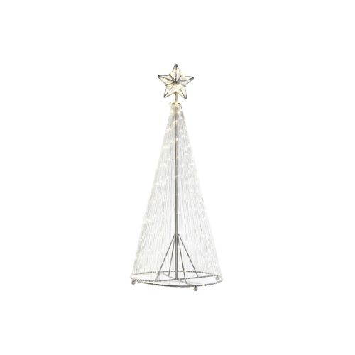 Adorno Navideño DKD Home Decor Plateado 25 x 25 x 60 cm