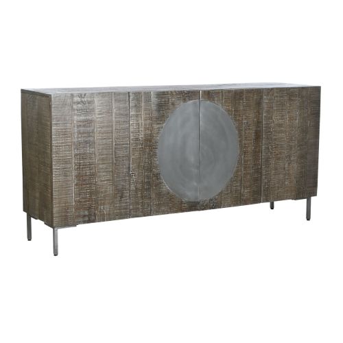 Aparador DKD Home Decor Marrón oscuro Gris oscuro 180 x 40 x 80 cm