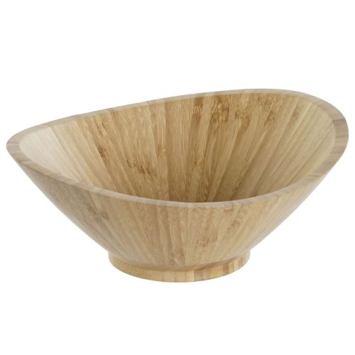 Cuenco DKD Home Decor Natural Bambú 24,6 x 22,5 x 9,5 cm