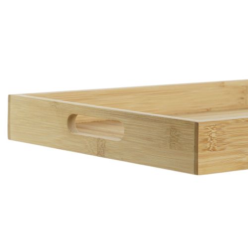 Bandeja DKD Home Decor Natural Bambú 43 x 27 x 4,5 cm