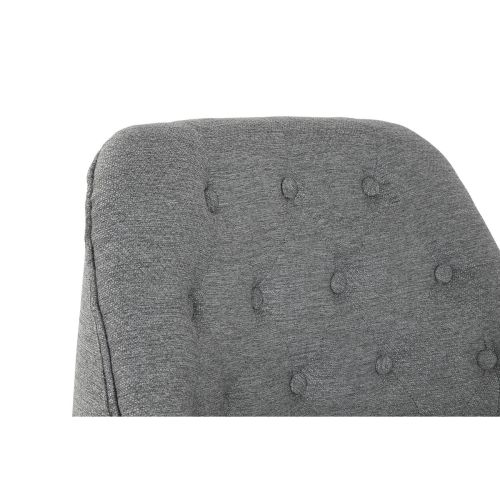 Sillón DKD Home Decor Gris Metal 65 x 73 x 79,5 cm