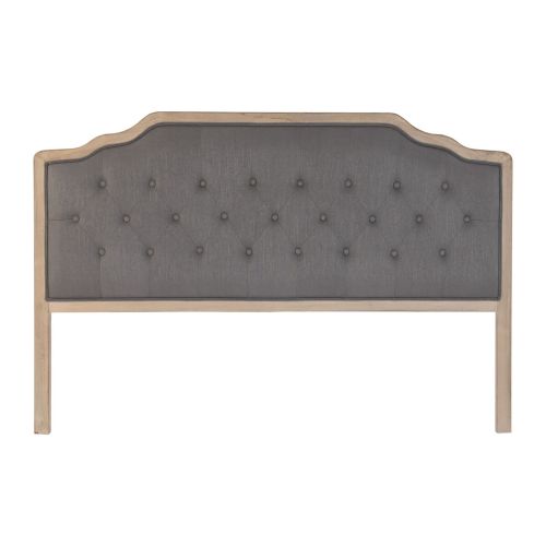 Cabecero de Cama DKD Home Decor Gris oscuro Madera de caucho 160 x 10 x 120 cm