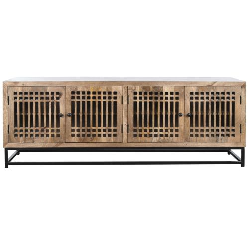 Aparador DKD Home Decor Cristal Madera de mango 170 x 40 x 65 cm