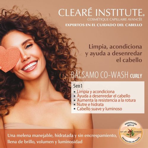 Fluido para Definir Rizos Clearé Institute Wash Curly 300 ml