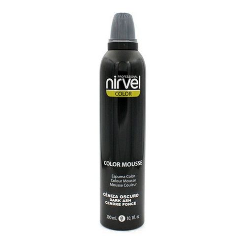 Espuma para Dar Volumen Color Mousse Nirvel Color Mousse Ceniza Oscuro (300 ml)