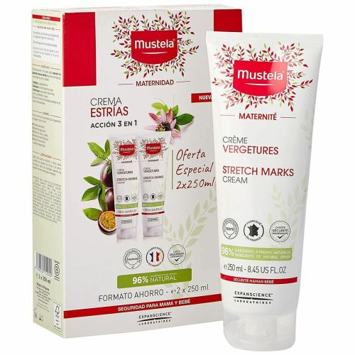 Crema Corporal Antiestrías Mustela 48623 3 en 1 (2 x 250 ml)