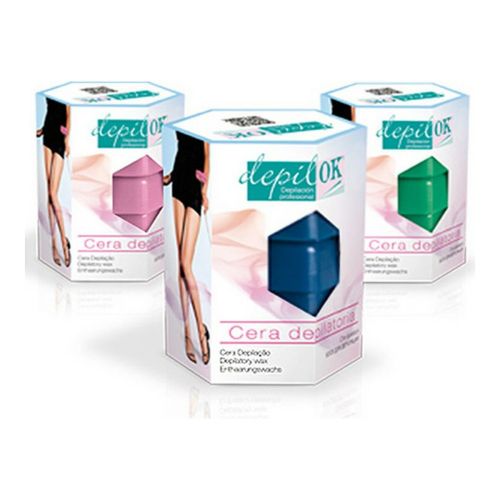 Cera Depilatoria Corporal Depil Ok Cera Azul (300 g)