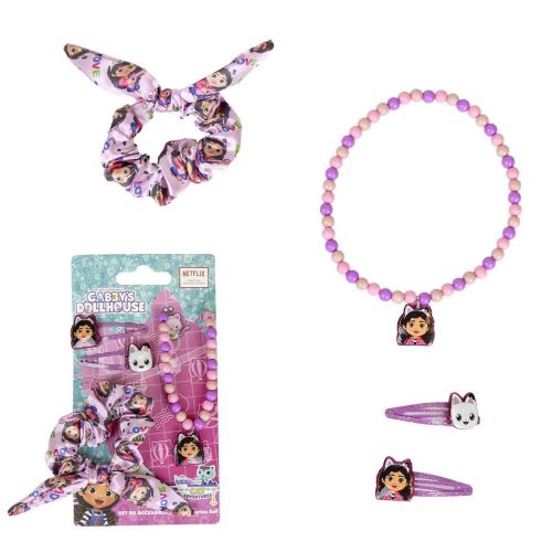 Accesorios para el Pelo Gabby’s Dollhouse 4 Piezas Rosa