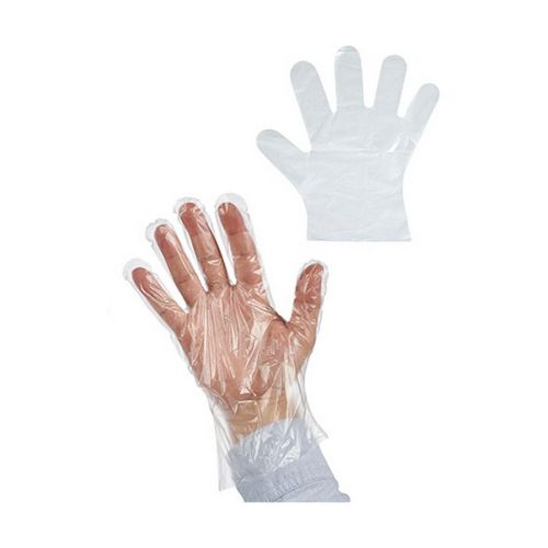 Guantes Desechables Set Transparente Plástico (12 Unidades)