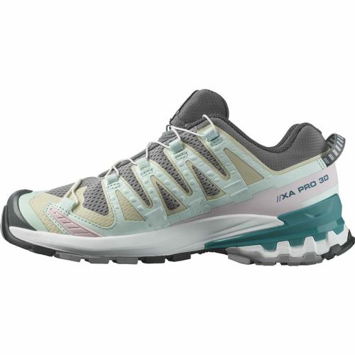 Zapatillas Deportivas Mujer Salomon XA Pro 3D V9 Azul Blanco Gris