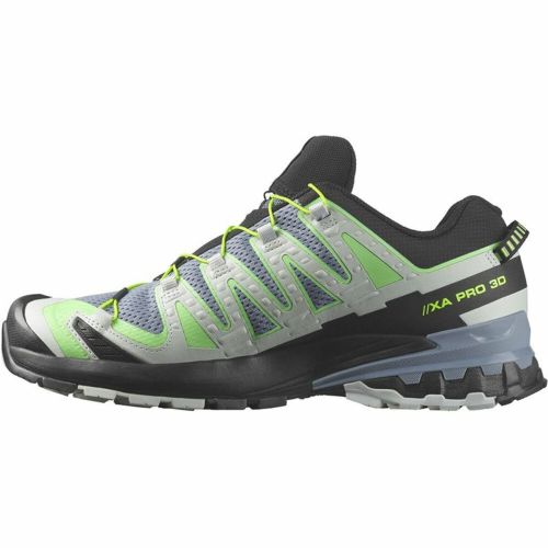 Zapatillas de Running para Adultos Salomon XA Pro 3D V9 Flint Stone Verde limón