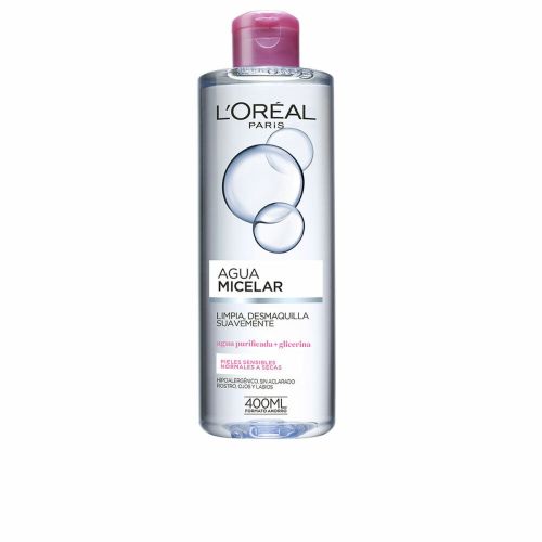 Agua Micelar Desmaquillante L’Oreal Make Up Agua Micelar Suave Piel Sensible 400 ml