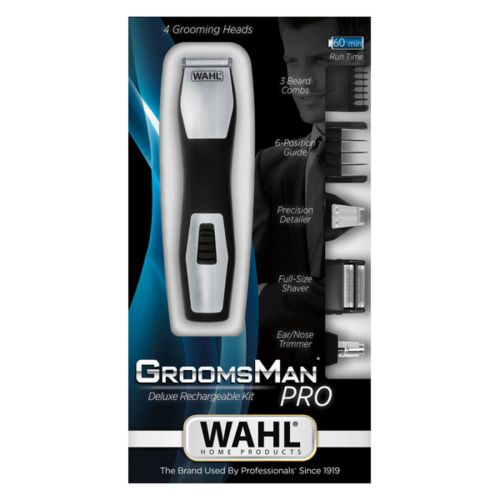 Cortapelos Inalámbrico Wahl GroomsMan Pro Negro