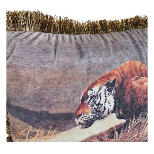 Cojín DKD Home Decor 8424001718016 Animal Poliéster Aluminio Colonial (2 Unidades)