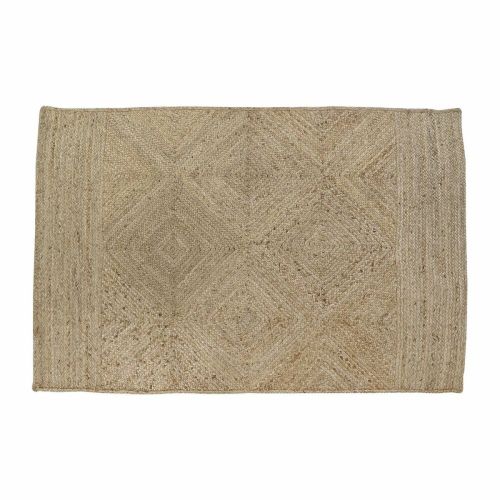 Alfombra DKD Home Decor Marrón Natural 160 x 230 x 1 cm