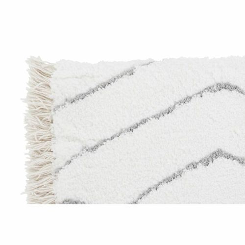 Alfombra DKD Home Decor Blanco Gris 200 x 290 x 1,5 cm