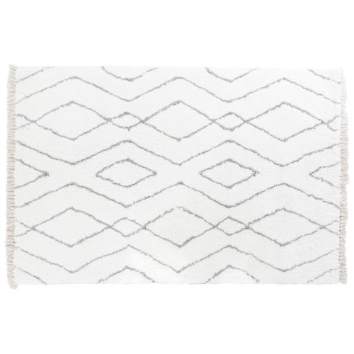 Alfombra DKD Home Decor Blanco Gris 200 x 290 x 1,5 cm