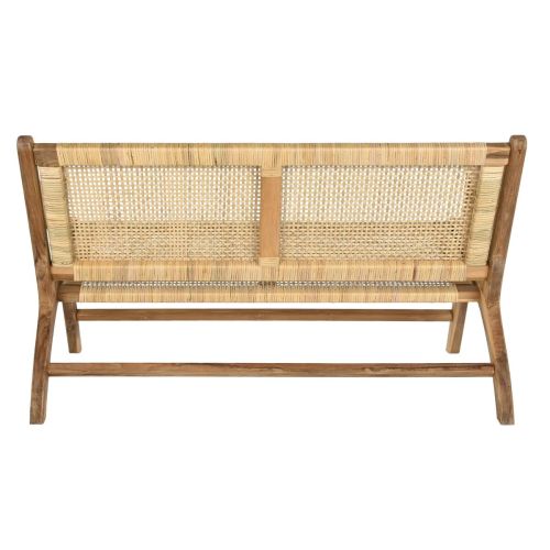 Banco DKD Home Decor Marrón Natural 120 x 76 x 68 cm