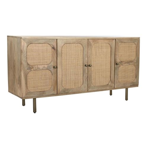 Aparador DKD Home Decor Madera Madera de mango Marrón Natural 150 x 40 x 76 cm