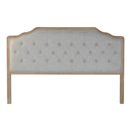 Cabecero de Cama DKD Home Decor Gris Madera de caucho 160 x 10 x 120 cm