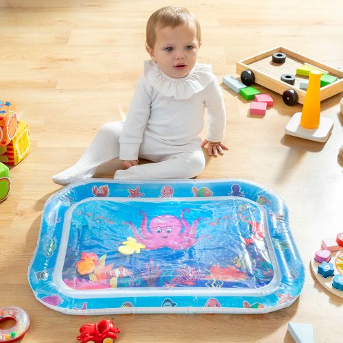 Alfombra de Juegos Inflable con Agua para Bebé Wabbly InnovaGoods