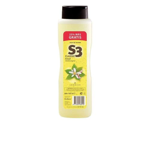 Agua de Colonia S3 Classic Fresh EDC 750 ml 600 ml + 150 ml