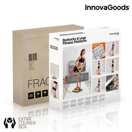 Plataforma Vibratoria de Entrenamiento con Accesorios y Guía de Ejercicios InnovaGoods IG117209 (Reacondicionado A)