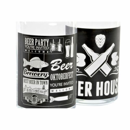 Vaso para Cerveza DKD Home Decor Plástico 2 Piezas