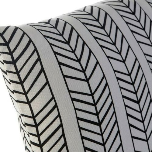 Cojín DKD Home Decor Blanco Negro Flechas Boho