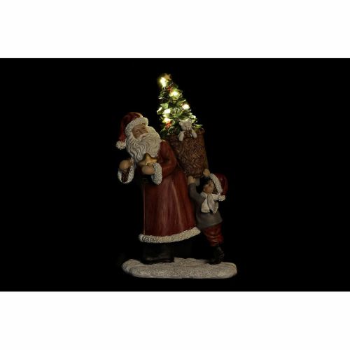 Figura Decorativa DKD Home Decor Papá Noel Resina (15 x 11 x 27 cm)