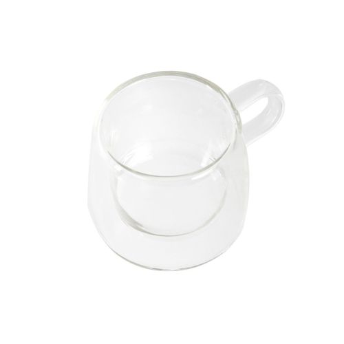 Juego de Tazas de Café DKD Home Decor Cristal Transparente Vidrio de Borosilicato (80 ml)