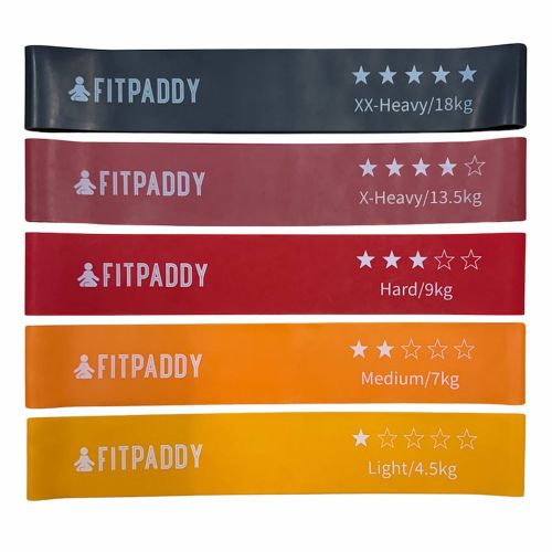 Bandas elásticas de resistencia Fitpaddy Multicolor