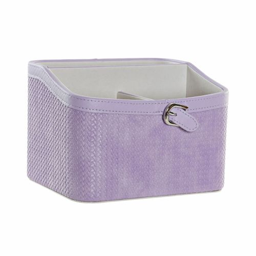 Portamandos DKD Home Decor Lila Romántico 19 x 16 x 14 cm Poliuretano Giratorio