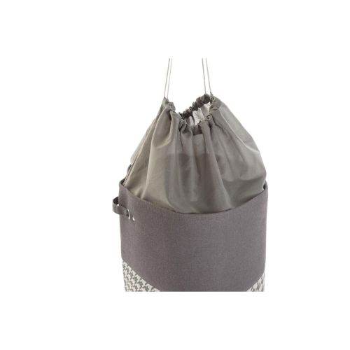 Cesto para la Ropa Sucia DKD Home Decor Amarillo Azul Gris Pata de gallo 40 x 40 x 60 cm (3 Unidades)