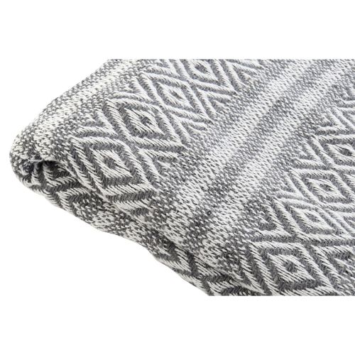 Cubrecamas DKD Home Decor Gris 130 x 170 x 1 cm
