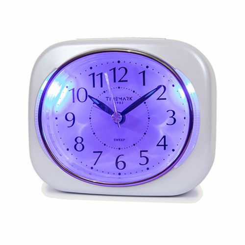 Reloj-Despertador Analógico Timemark 10 x 8,5 x 4 cm Blanco Plástico Clásico