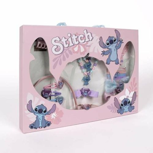 Accesorios para el Pelo Stitch Rosa 24 Piezas