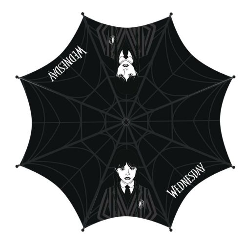 Paraguas Wednesday Negro matte black