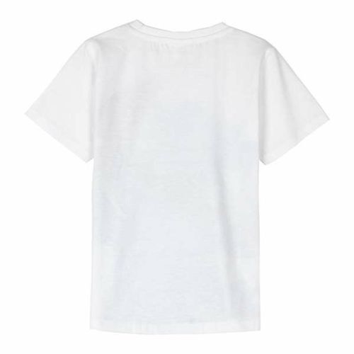 Camiseta de Manga Corta Infantil Stitch Blanco