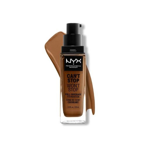 Base de Maquillaje Cremosa NYX Can’t Stop Won’t Stop Warm mahogany 30 ml
