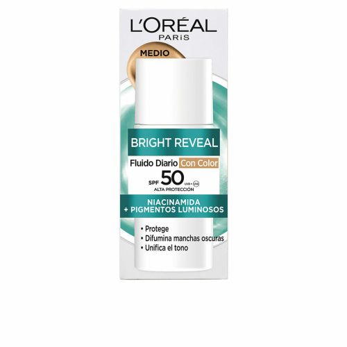 Crema Facial L’Oreal Make Up BRIGHT REVEAL NIACINAMIDA Spf 50 50 ml