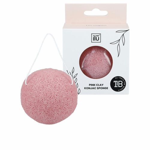 Esponja Facial Exfoliante Ilū Konjac Arcilla rosa (1 unidad)