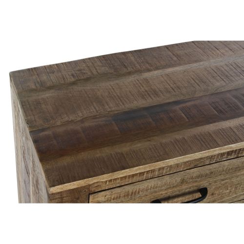 Aparador DKD Home Decor Negro Gris Metal Marrón oscuro Madera de mango (150 x 43 x 90 cm)