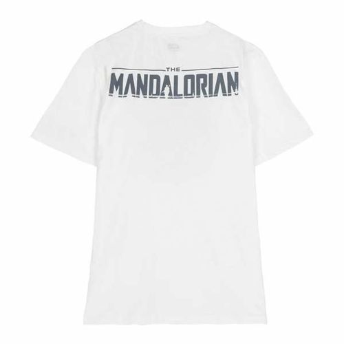 Camiseta de Manga Corta Mujer The Mandalorian Blanco