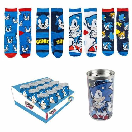 Calcetines Sonic Multicolor 27-30 4 pares Unisex